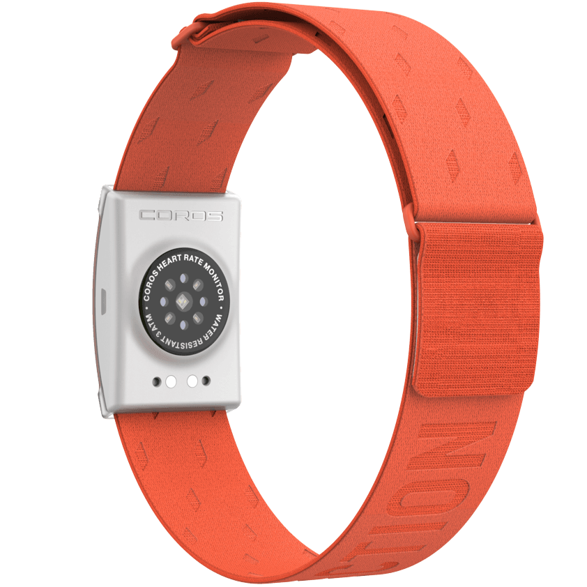 COROS Heart Rate Monitor in orange color - COROS Nordic - pulsband