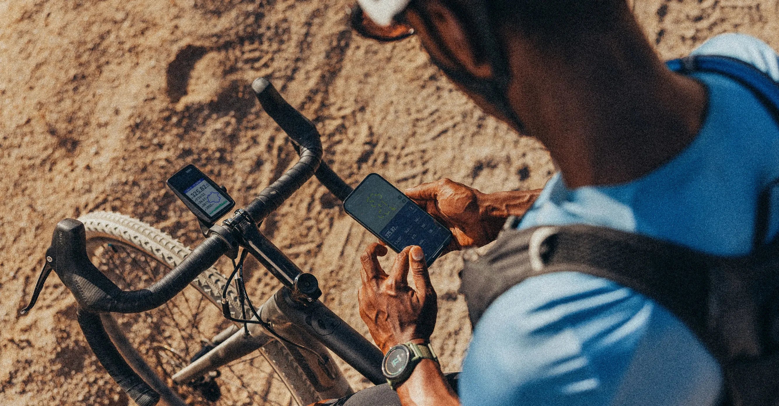bike computer sync smart watch