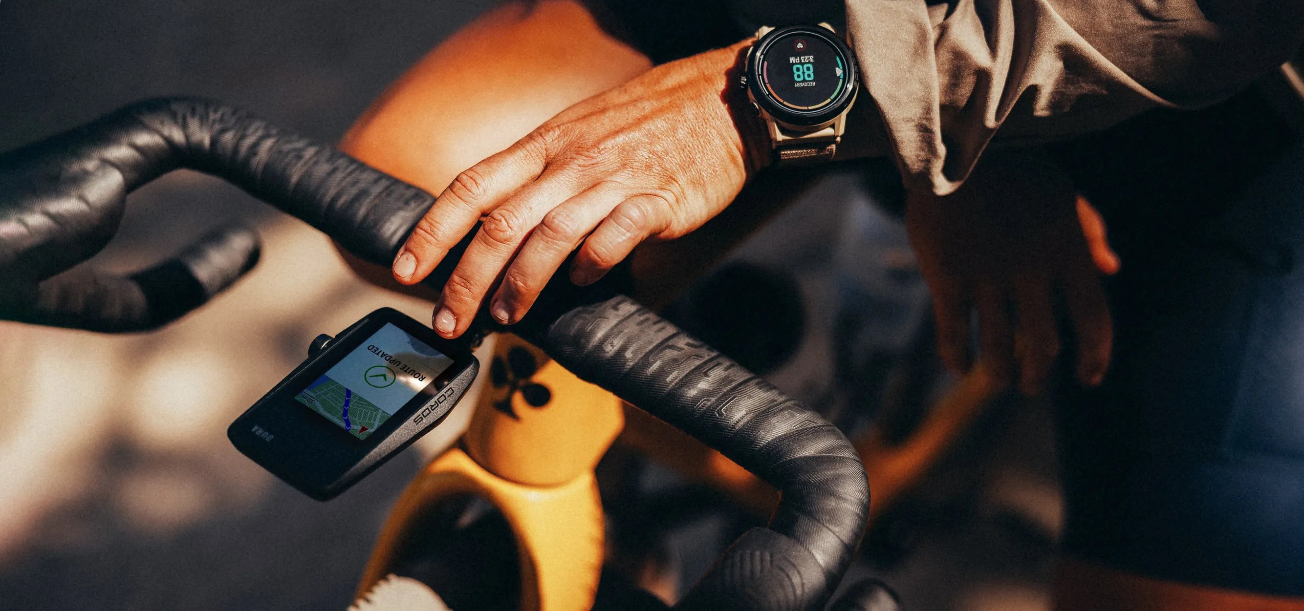 bike computer navigation coros dura