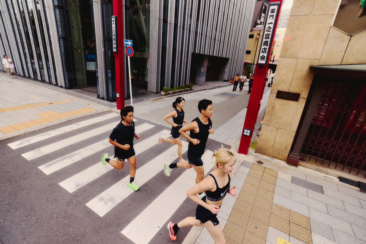 080TOKYO run club in Shibuya, Tokyo