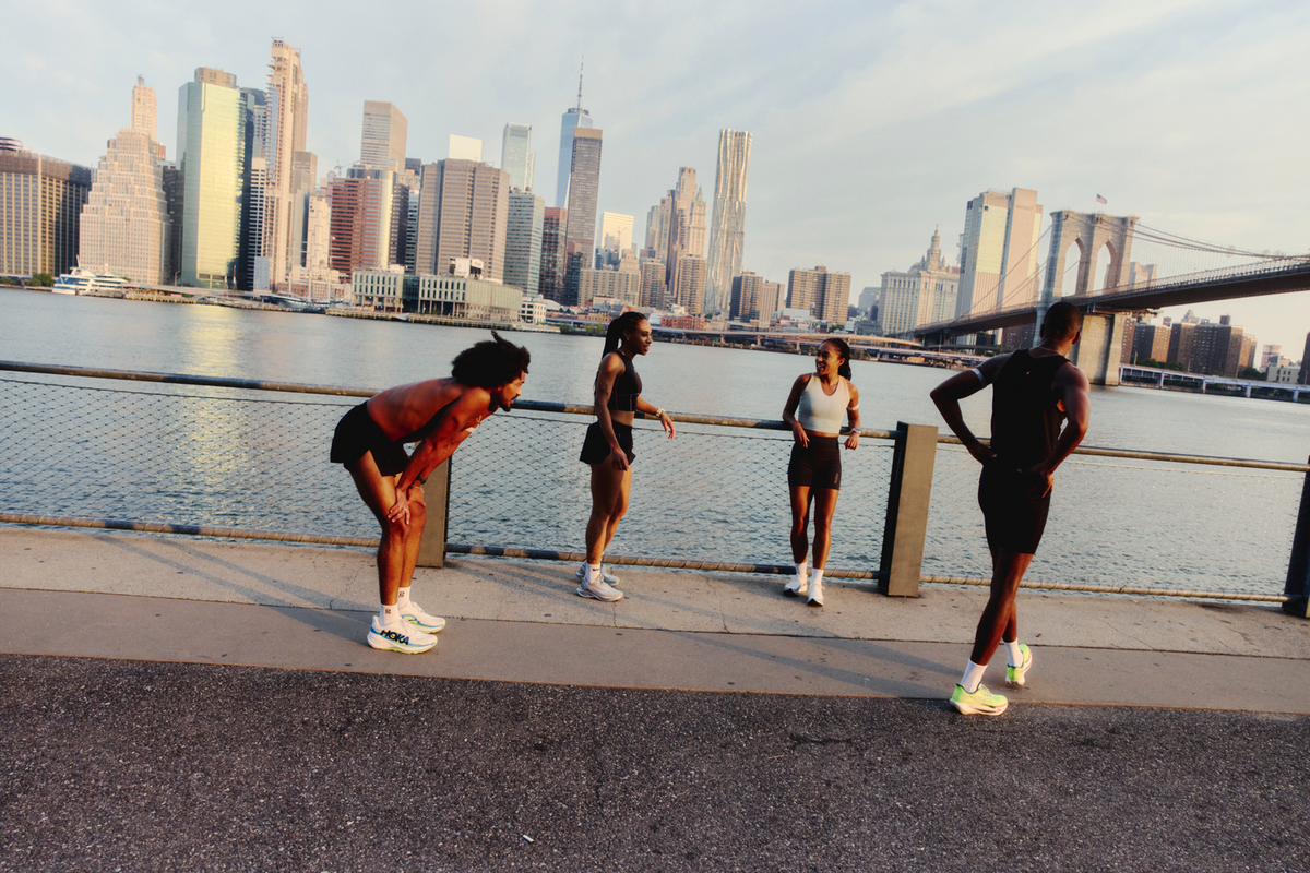 Black Distance run club in Manhattan, New York City