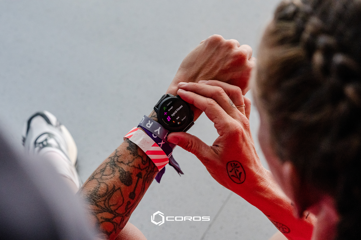 Alyssa McElheny training with COROS